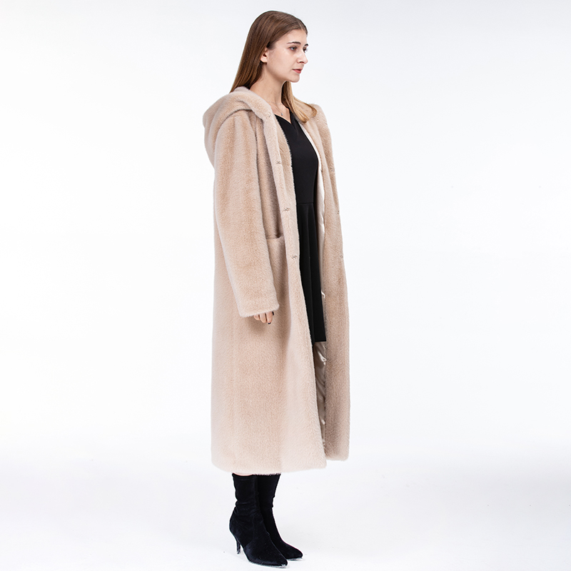 Fauxfur coat Mink fur